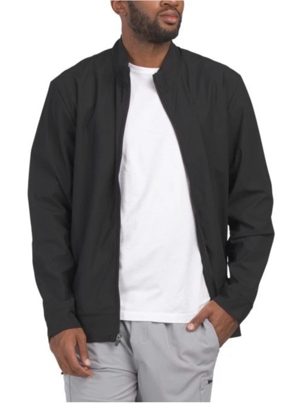 NWTs Men's Hurley Exist Element Track Jacket - Black - Size Large